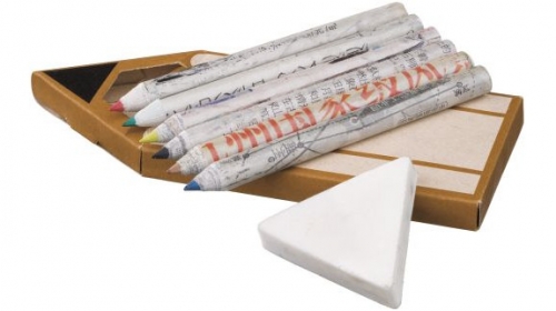 Gazete Kağıdı Tasarımlı Kalem Set